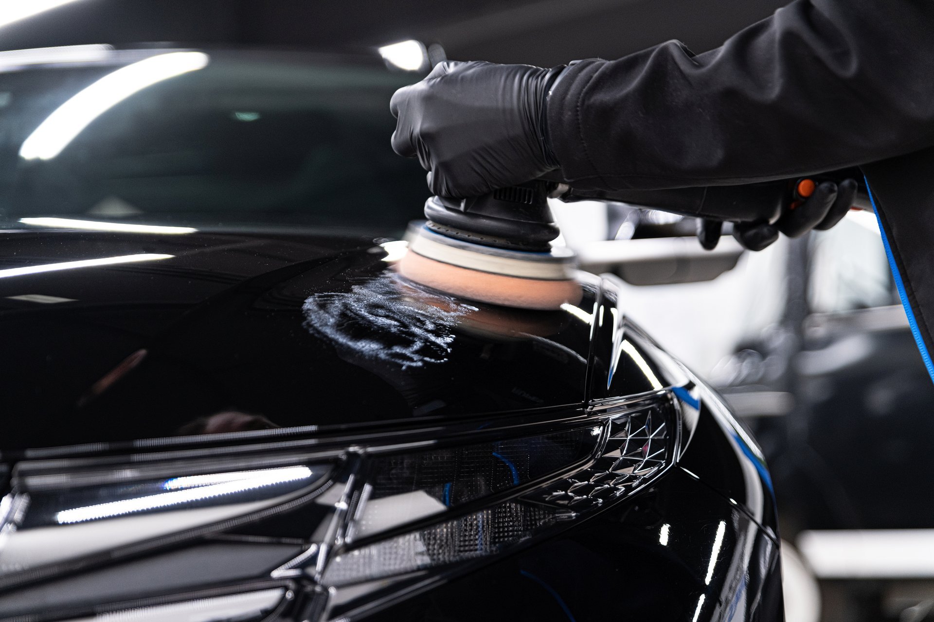 Professional car detailer