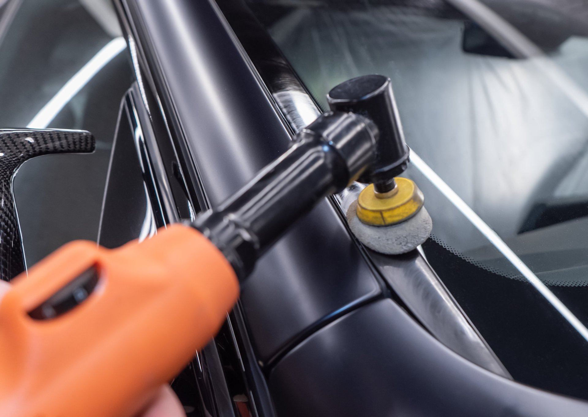 Car detailing workspace